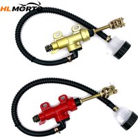 Universal Motorcycle Rear Brake Pump Foot Hydraulic Refit Rear Brake Master Cylinder Pump For Suzuki Kawasaki Honda Yamaha