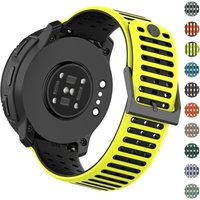 Silicone Strap 22mm For Suunto Vertical 2/1/RACE 2/RACE S/Ocean/Run Bracelet WatchBand For Suunto 5 9 Peak Pro Rubber Wristband