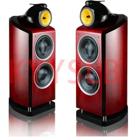 300W 10-inch High Power Three-way 4-unit High-end Passive Speaker Home Theater Floor Speaker Large Bass Speaker High Fidelity