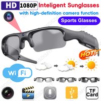 1080P HD Glasses WIFI Camera Outdoor Bicycle Motorcycle Security Protection Sunglasses Video Camera Polarized Lens Sports Cam