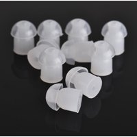 FBI Acoustic Coil Air Tube Style PTT Mic Earpieces Headset for Replacement Silicone Rubber Mushroom EarTips Ear Tips Earbuds