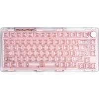 KiiBOOM Phantom 81 V2 Upgraded Crystal Gasket-Mounted Wired/Bluetooth5.0/2.4GHz Wireless Hot-Swappable Mechanical Keyboard