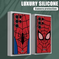 Marvel Spiderman Spider Eyes Phone Case for Samsung Galaxy S26 S25 Ultra S24 S23 Ultra S22 Plus S21 5G S20 S21 FE S26 Soft Funda