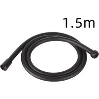 1.5M Black PVC Silicone Shower Head Hose Flexible Hose High Pressure Water Strong Multilayer Plumbing Bathroom Accessories