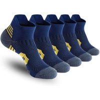 3 Pairs Professional MEN'S Sports Socks Outdoor Running Fitness Climbing Thick Quick Drying Towel Short Socks for Man 39-45