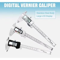 All-metal stainless steel electronic digital caliper, digital vernier caliper, stainless steel micrometer, measuring tool