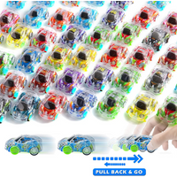 10-50Pcs Mini Pull Back Cars Set, Bulk Toys Party Favors Treasure Box, Small Racing Car Carnival Prizes Classroom Rewards