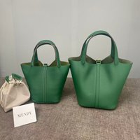 Women's Bag Bucket Bags Female Tote Bag High Quality Hand Bag Ladies Designer Luxury Genuine Togo Leather Shoulder Bag Organizer