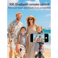 Wireless Screen Selfie Monitor Mini Rear Camera for iPhone/Android with Magnetic Phone Clip Mount Vlog Streaming