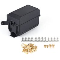 6 way Fuse Relay Holder Box Socket with 41pcs pins for Auto Car SUV Off road Pickup Truck Accessories ECM0034whs