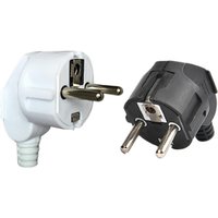4.8mm EU Plug Male Replacement AC Outlets Rewireable 250V 16A Adapter Schuko Electeic Socket Connector For Power Extension Cable