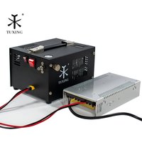 TUXING TXES061 300Bar Portable PCP Air Compressor 4500Psi High Pressure Compressor with Car 12V Transformer for PCP Rifle Diving