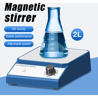 Magnetic Stirrer Mixer With Stir Bar Adjustable Speed 2500rpm Electronic Magnetic Mixer AC 100-240V EU US Plug Stirring Machine
