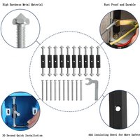 Cassette Repairer Electrical Box Repairer Cassette Screws Support Rod for Wall Mounted Switch Box