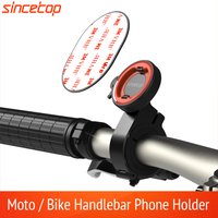 Aluminium Fahrrad Telefon Halter Universal Fahrrad Motorrad Lenker Handy Halterung Clip MTB Ständer Schnell Befestigen/Lösen Halterung