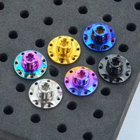 AliExpress TAIMEILI Titanium Alloy Inner Plum Blossom Head Bolts With Petal Washers M5/M6/M8 Motorcycle Bike Mod Fasteners 1Pcs