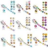 NEW Wholesale Reward Student Motivational Stickers Cut Animal holiday Party festival celebrate Self-adhesive Labels Craft