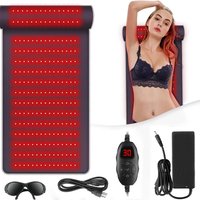 Red Light Therapy Mat with Ergonomic Neck Support & Far Infrared Heating - Full Body Pain Relief for Home & Clinical Use - 675