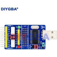 ALL IN 1 CH341A USB to SPI I2C IIC UART TTL ISP Serial Adapter Module EPP/MEM Converter For Serial Brush Debugging RS232 RS485