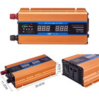 Car inverter Professional 1200W for 12 V 220V Voltage Converter 12v to 220v Car Charger Volts display CY892