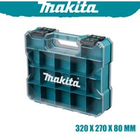 Makita E-26870 Double Sided Organiser Case 320MM PVC Plastic Sturdy Durable Convenient Storing ToolBox