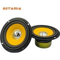 SOTAMIA 2Pcs 3 Inch Hifi Music Loudspeaker Mini Full Range Speaker 4 Ohm 15W DIY Hifi Stereo Music bluetooth Speaker Audio