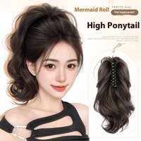 Synthetic Claw Clip Ponytail Fluffy Curly Hair Extensions for Women Daily Party DIY Hair Accessories