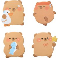 Capybara Shape Sticky Notes, Cute Cartoon Capybara Sticky Memo Pads Kawaii Small Self-Stick Memo Note Pad, Self-Stick Notepad