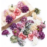 Cheap Silk ArtificialFlower Carnation Home vase Outdoor Garden Festival Decor Wedding bridal bouquet Diy Gift Candybox wholesale