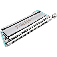 JDR Trochilus Harmonica Blues Chromatic Harp 10 Hole Pop Tuning Mouth Organ Professional Armonica Outdoor Instrumentos Musicales