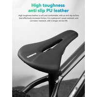 AliExpress TANKE Hollow Breathable Bicycle Saddle Men Women MTB Road Bike Saddle Shock Absorbing Comfortable Big Butt Bike Seat Safety-PU