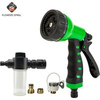 FLOWERS SPRAL High Pressure Garden Water Gun Hose Nozzle Car Washing Yard Water Sprayer Irrigation Pipe Tube Nozzle Sprinkle