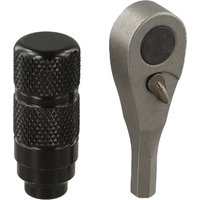 For Household Repairs Screwdriver Bit Socket Wrench Black Silver Bidirectional Socket Wrench Versatile Fastening Tool