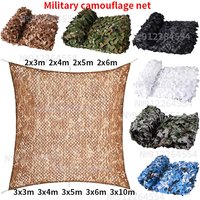 Camouflage net, garden camouflage net, hunting camouflage net, car tent camouflage net, sunshade net, white blue green, black