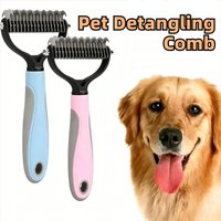 Professional Pet Deshedding Brush Dog Hair Remover Pet Hair Knot Cutter Puppy Cat Comb Brushes Dogs Grooming Shedding Supplies
