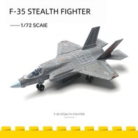 1/72 Creative Military Series Building Blocks Amercia F35 Lightning II Stealth Fighter Model Jet Assembled Toy For Boy Xmas Gift