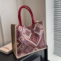 2025 NEW ethnic style Hot selling large capacity commuter bag female 2023 new fashion single shoulder Tote bag national style