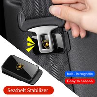 Car Seat Belt Magnetic Suction Adjustable Non-Slip Clip For Lamborghini LP570 LP610 Urus LP700 LP770 Gallardo AventadorAccessory