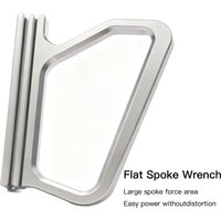 AliExpress Road Bike Flat Spoke Tool Spoke Wrench Tool Bike Spokes Holder 0.8 0.9 1 1.1 1.2 1.3mm Square Spokes Wrench Repair Tool