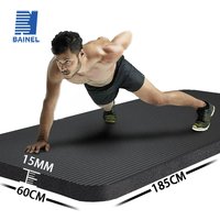 Non-slip Extra Thick 15mm Yoga Mat Men Women Fitness NBR Soft Mat Tasteless Gym Household Exercise Pilates Yoga Mat