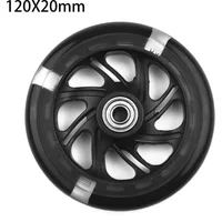 120mm Scooter Wheel LED Flash Light Up Scooter Wheel For Mini Micro Scooter Bearings With 4 Colors Replacement Part