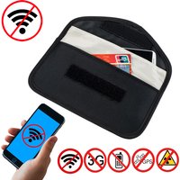 Car Key Pouch Accessories Faraday Signal Blocking Bag Protec Cell Phone Cover Signal Blocker Case Cage For Keyless Key Radiation