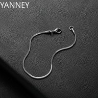 New Arrival 2MM 925 Silver Snake Chain Bracelet Fashion Party Gifts Jewelry for Men Women punk 16-23CM Accessories