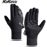 AliExpress KoKossi Windproof Waterproof Cycling Gloves Non-slip Touch Screen Reflective Warm Men Women Bicycle Running Bike Sports Gloves
