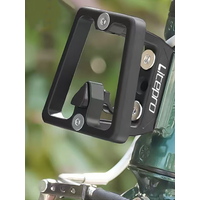 AliExpress NONE 64.5g Folding Bike Front Bag Carrier Block Bag Bracket 3 Holes For Brompton Dahon Bike Front Carrier Mount Adapter with Screws