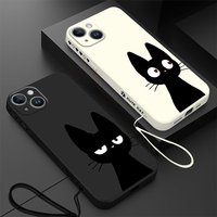 Silicone Case for Samsung Galaxy A50 A71 A05s A10 A03 A02 A04e A70 A51 A20s A01 Core A02s A31 A30 Cute Lucky Cat Cover