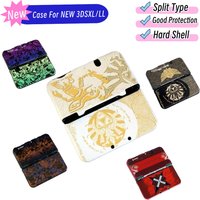 Cool Protective Case For NEW 3DSXL Hard Shell For NEW 3DSLL Split Type Full Protect Shell Scratch-Resistant
