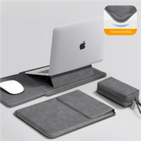 Laptop Sleeve Case 13 14 15 15.6 16Inch For Huawei HP DELL Bag For Macbook Air Pro 13 13.6 M4 Notebook Case with Stand Men Women image 3