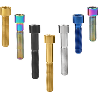 AliExpress Wanyifa Titanium Bolt M7/M8x15/20/25/30/35/40/45/50/60/70mm Allen Key Head Bolt Screw for Bicycle Motorcycle Car