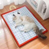 Floor Mat Cartoon Pet Cooling Mat Keep Cooling Ice Gel Dog Cat Sleeping Pad anti-scratch Household Dog Cold Bed Mat Pet Supplies